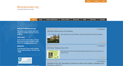 Desktop Screenshot of muonsources.org